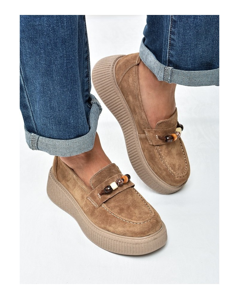 Mokasyny damskie Vinceza 79649 Camel