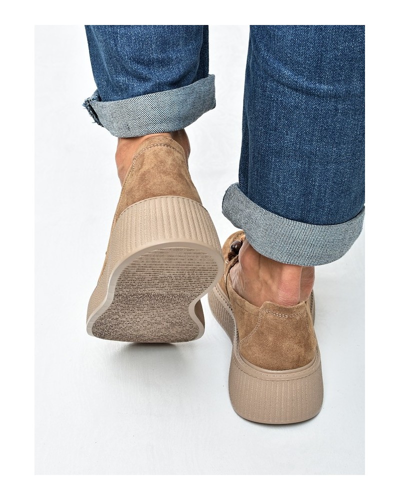 Mokasyny damskie Vinceza 79649 Camel
