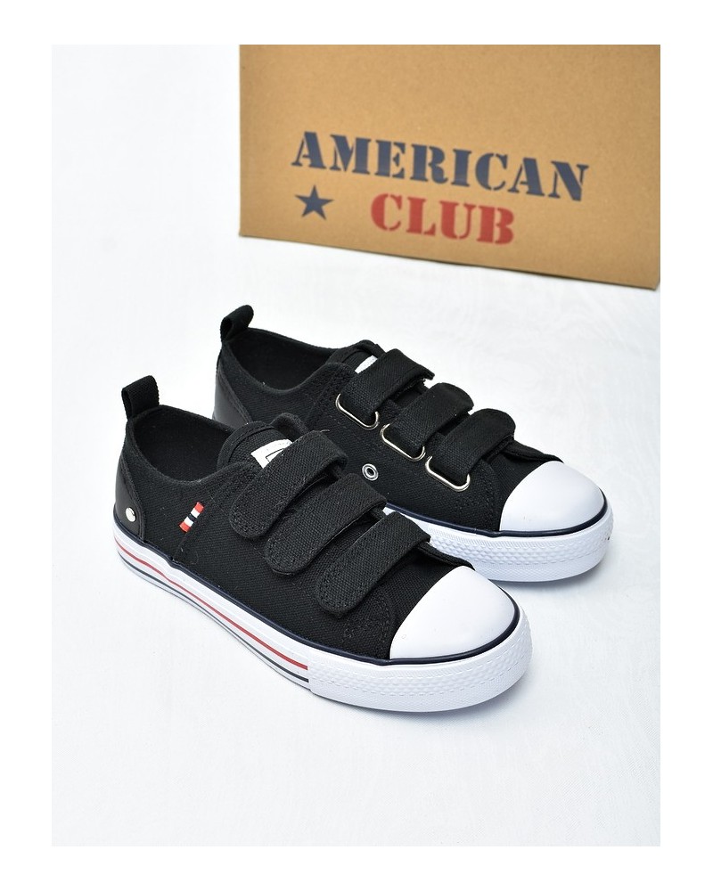 Trampki dziecięce American LH120 Czarne