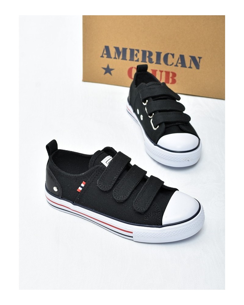 Trampki dziecięce American LH120 Czarne