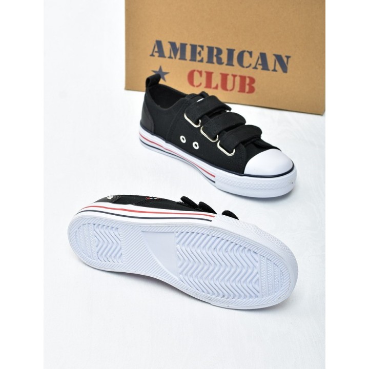 Trampki dziecięce American LH120 Czarne