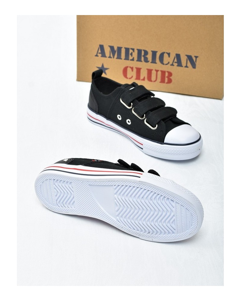 Trampki dziecięce American LH120 Czarne