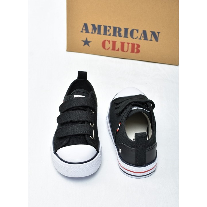 Trampki dziecięce American LH120 Czarne