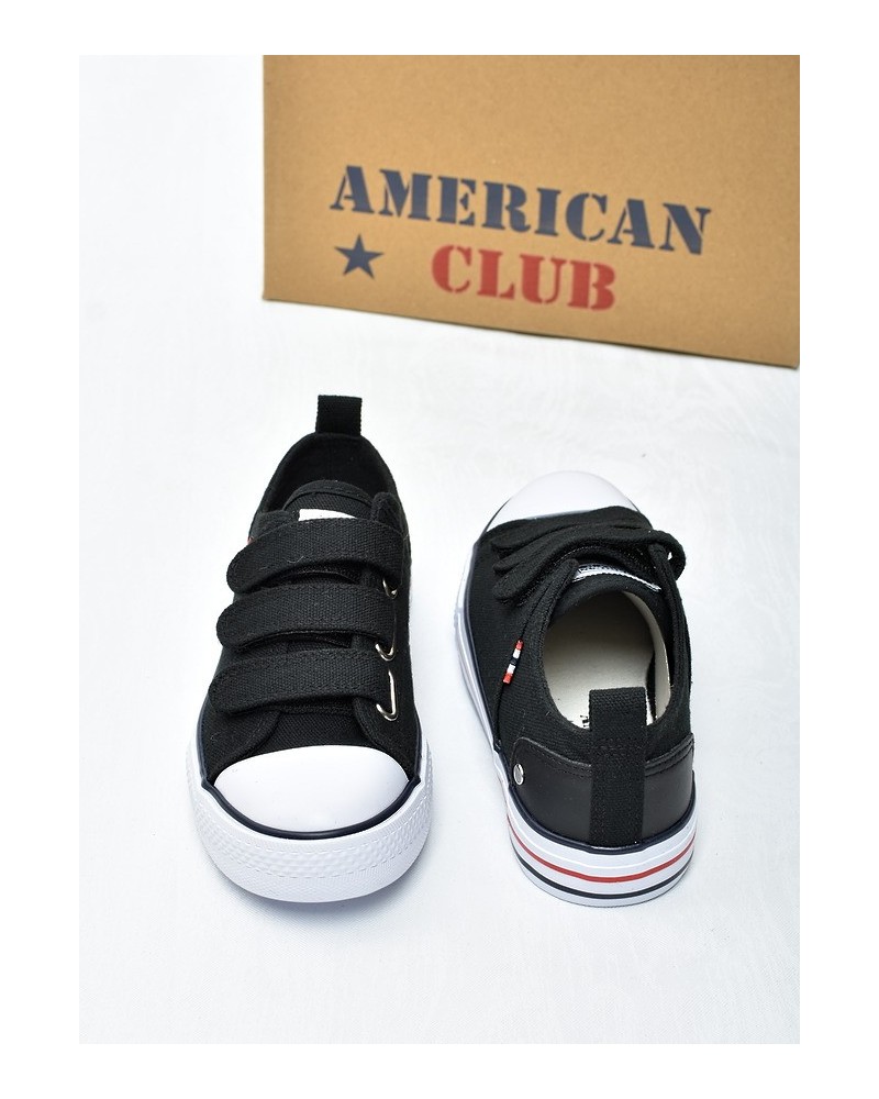 Trampki dziecięce American LH120 Czarne