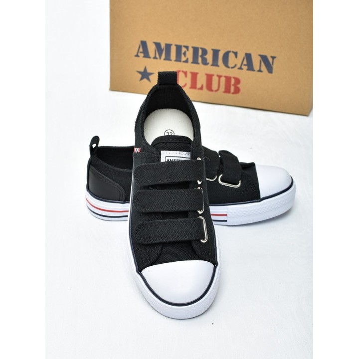 Trampki dziecięce American LH120 Czarne