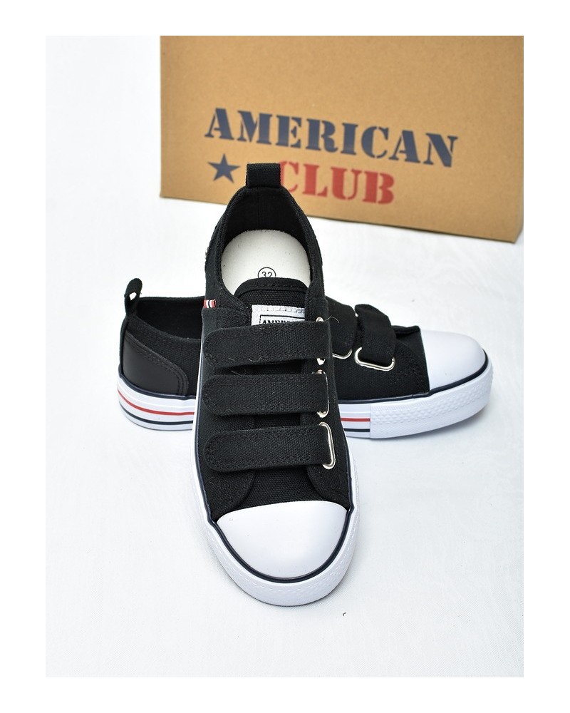 Trampki dziecięce American LH120 Czarne