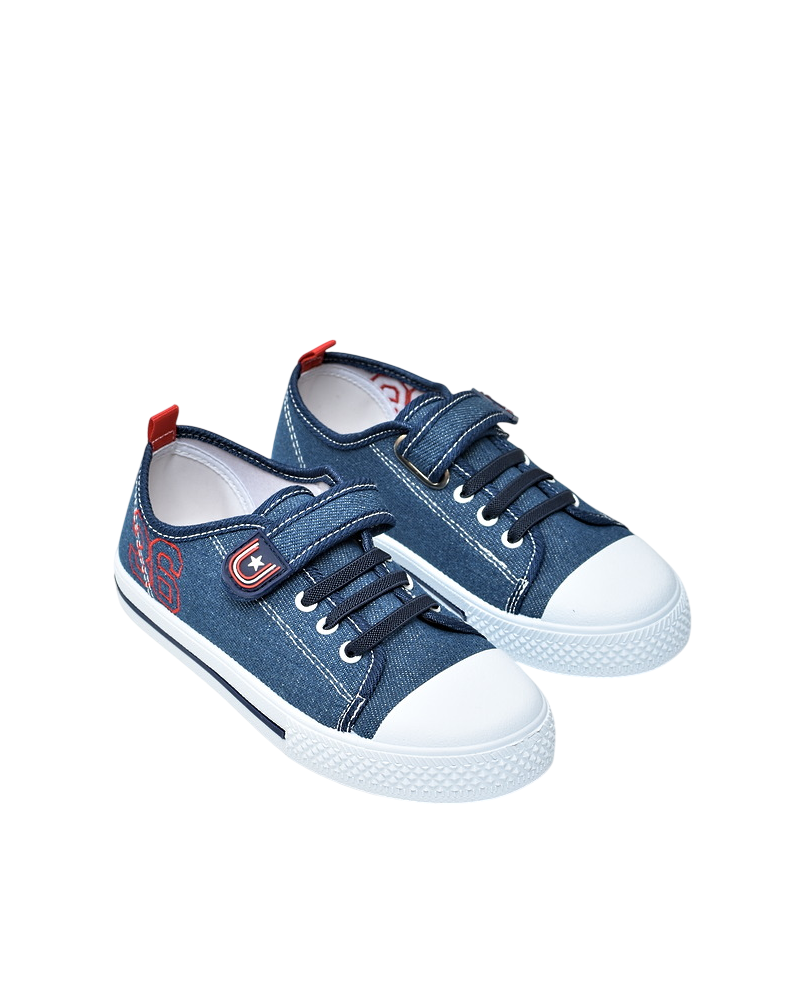 Trampki dzicięce American TEN195 Granatowo-czerwone