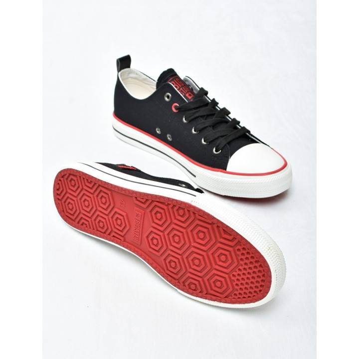 Trampki męskie Big Star JJ174061 Czarno-czerwone
