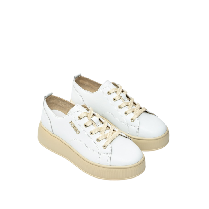 Sneakersy damskie KOBBO 41535 Białe