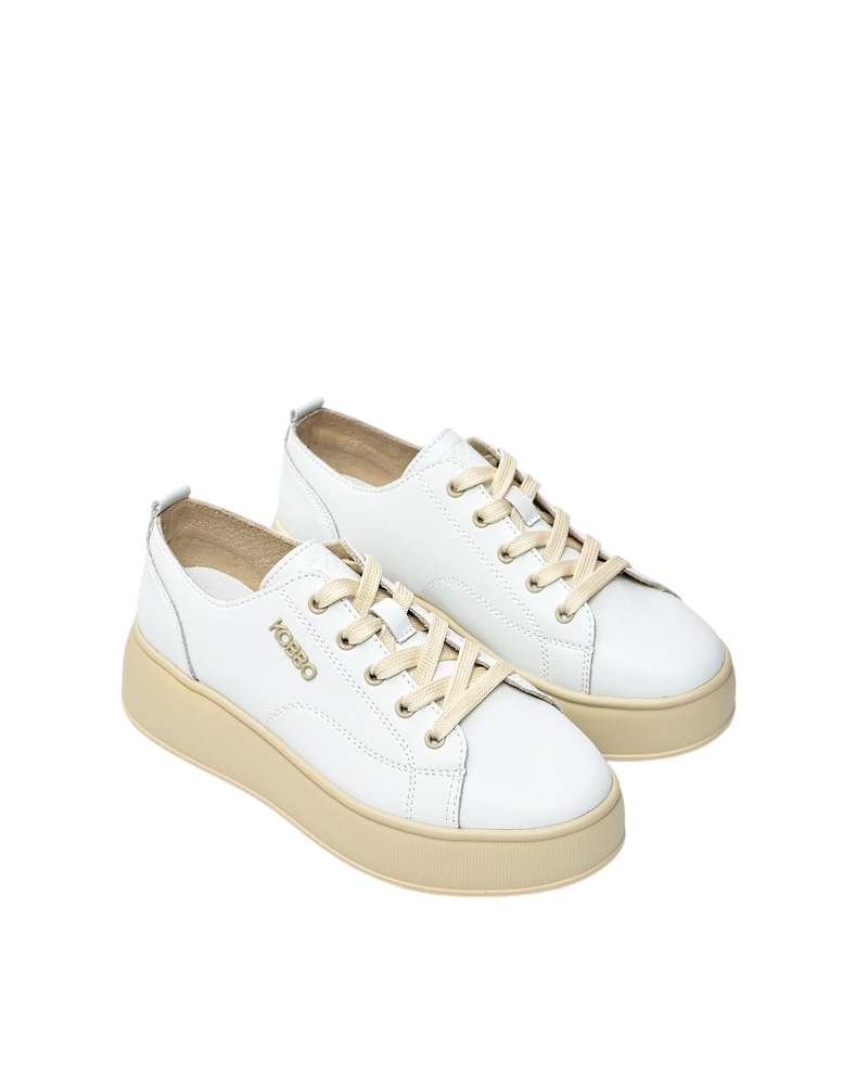 Sneakersy damskie KOBBO 41535 Białe