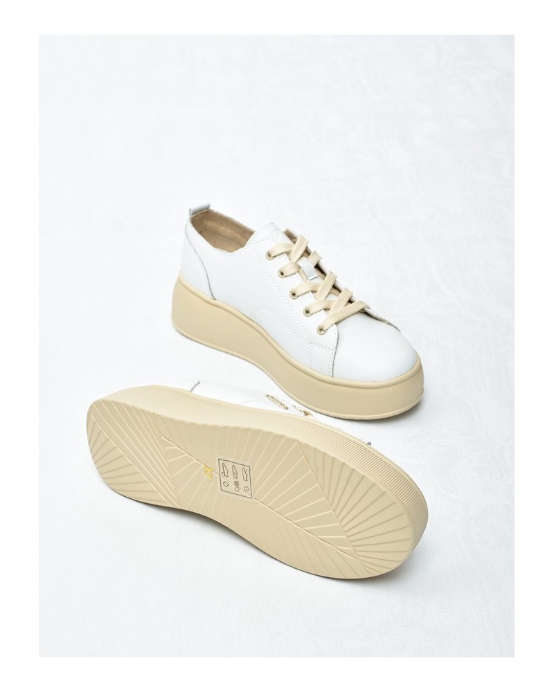 Sneakersy damskie KOBBO 41535 Białe
