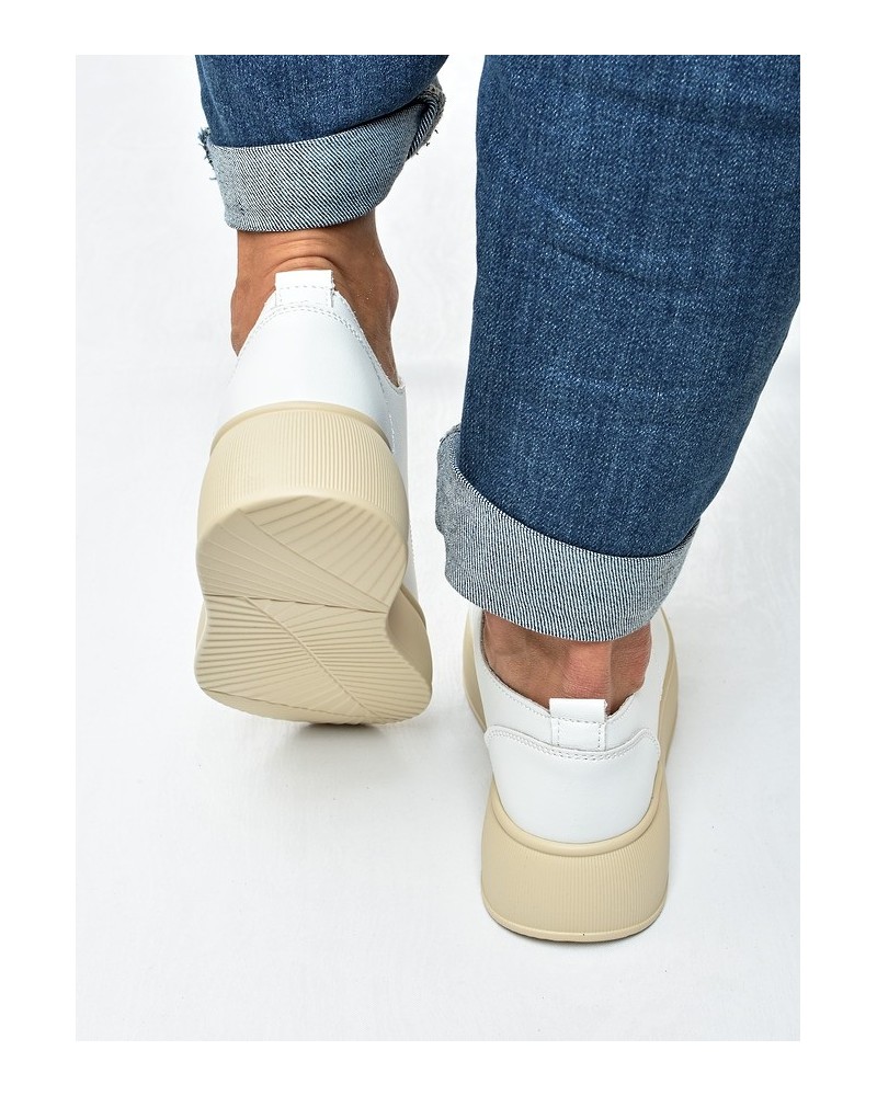 Sneakersy damskie KOBBO 41535 Białe