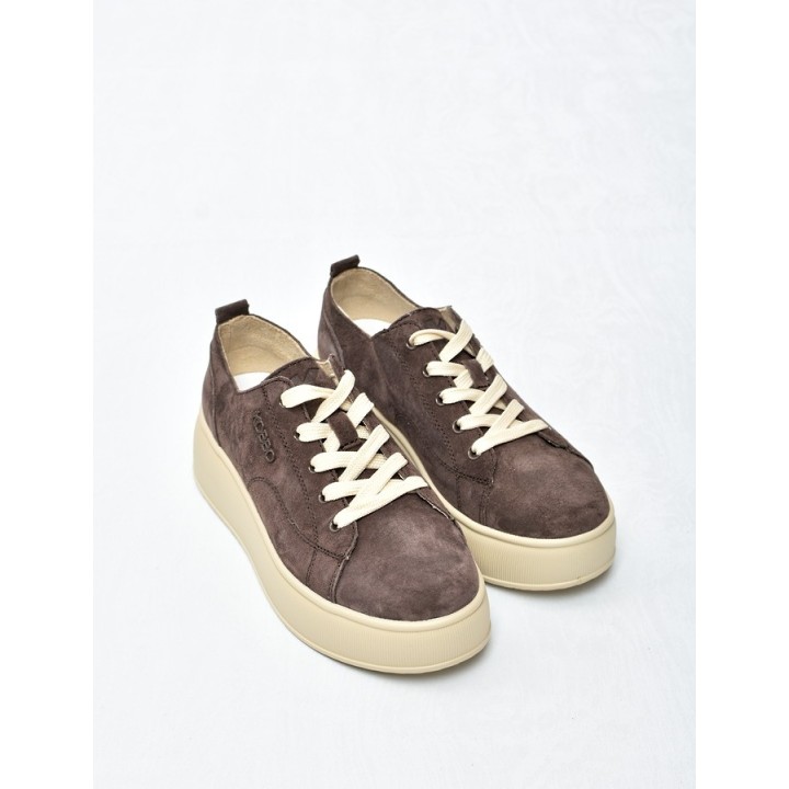 Sneakersy damskie KOBBO 41535 Brąz