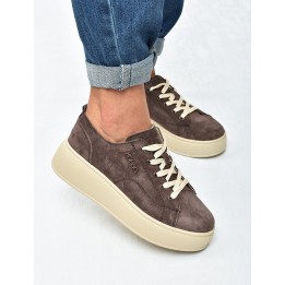 Sneakersy damskie KOBBO 41535 Brąz