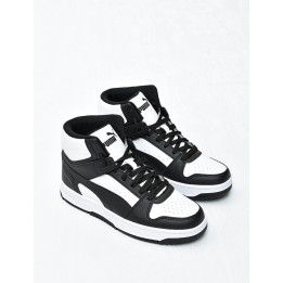 Obuwie młodzieżowe Puma 408800-01 Biało-czarne