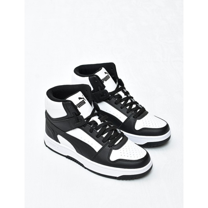 Obuwie młodzieżowe Puma 408800-01 Biało-czarne