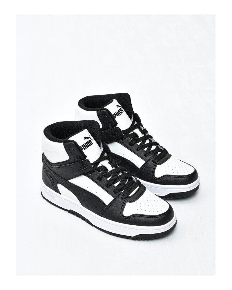 Obuwie młodzieżowe Puma 408800-01 Biało-czarne