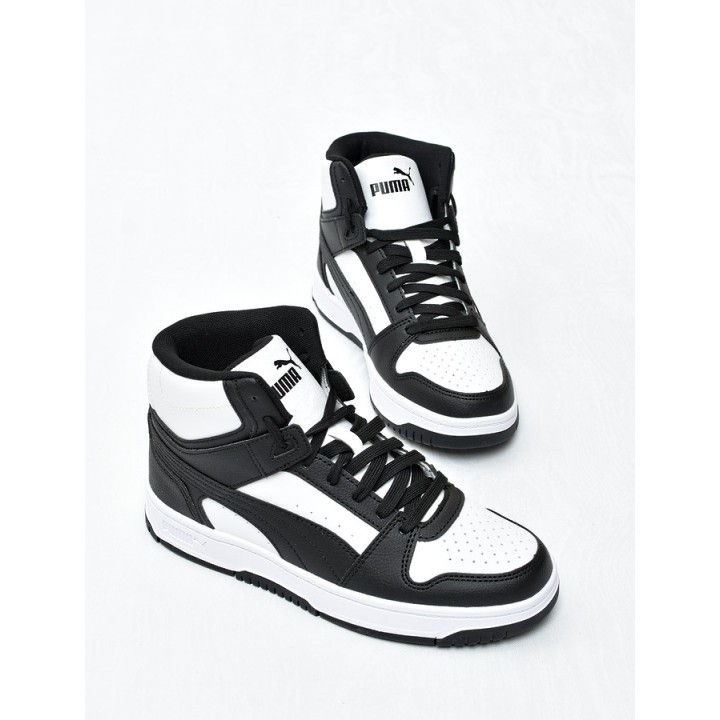 Obuwie młodzieżowe Puma 408800-01 Biało-czarne