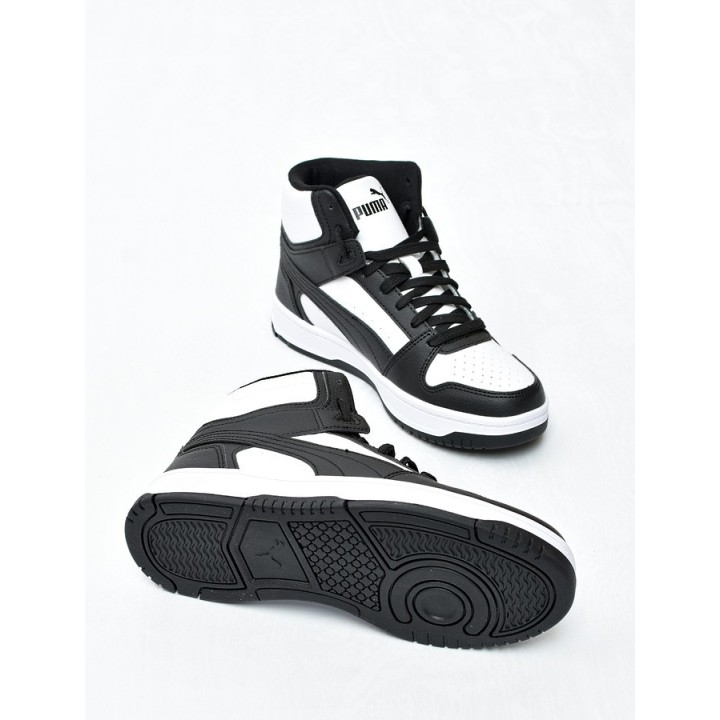 Obuwie młodzieżowe Puma 408800-01 Biało-czarne
