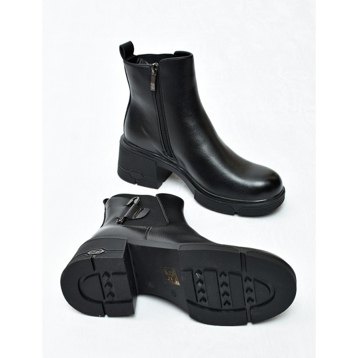 Botki damskie Potocki 12698 Czarne