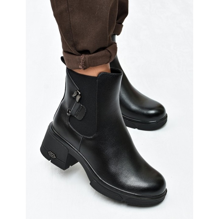 Botki damskie Potocki 12698 Czarne