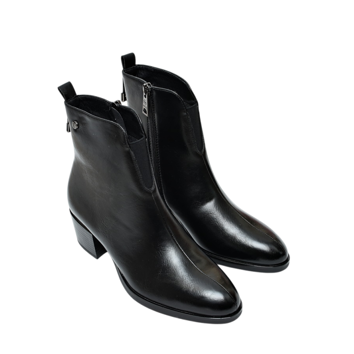 Botki damskie Vinceza 58654 Czarne