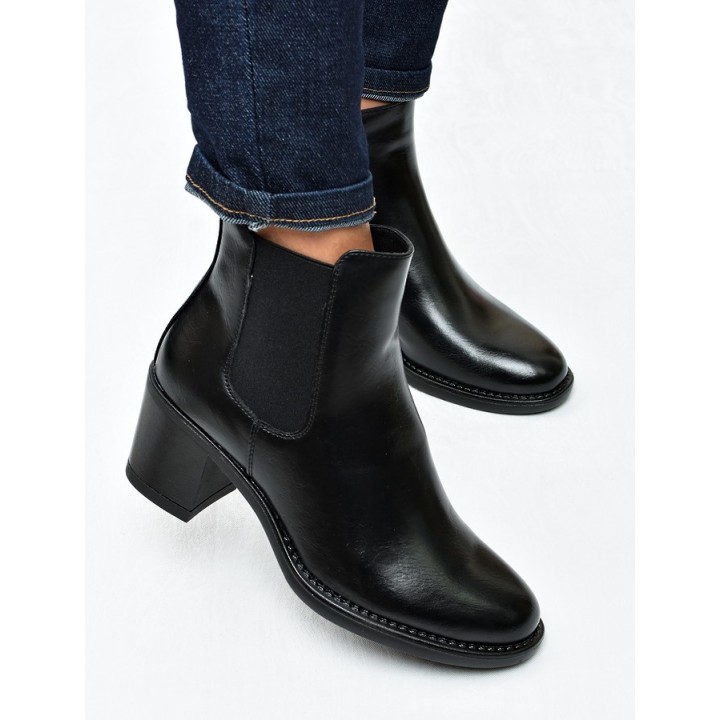 Botki damskie Vinceza 58651 Czarne