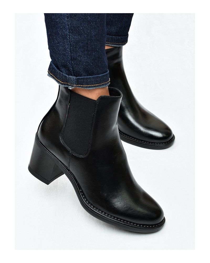 Botki damskie Vinceza 58651 Czarne