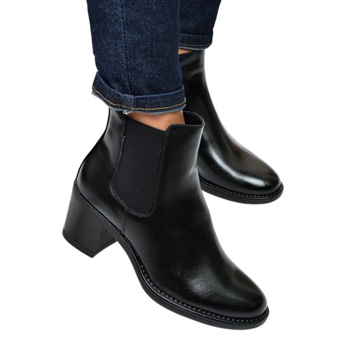Botki damskie Vinceza 58651 Czarne