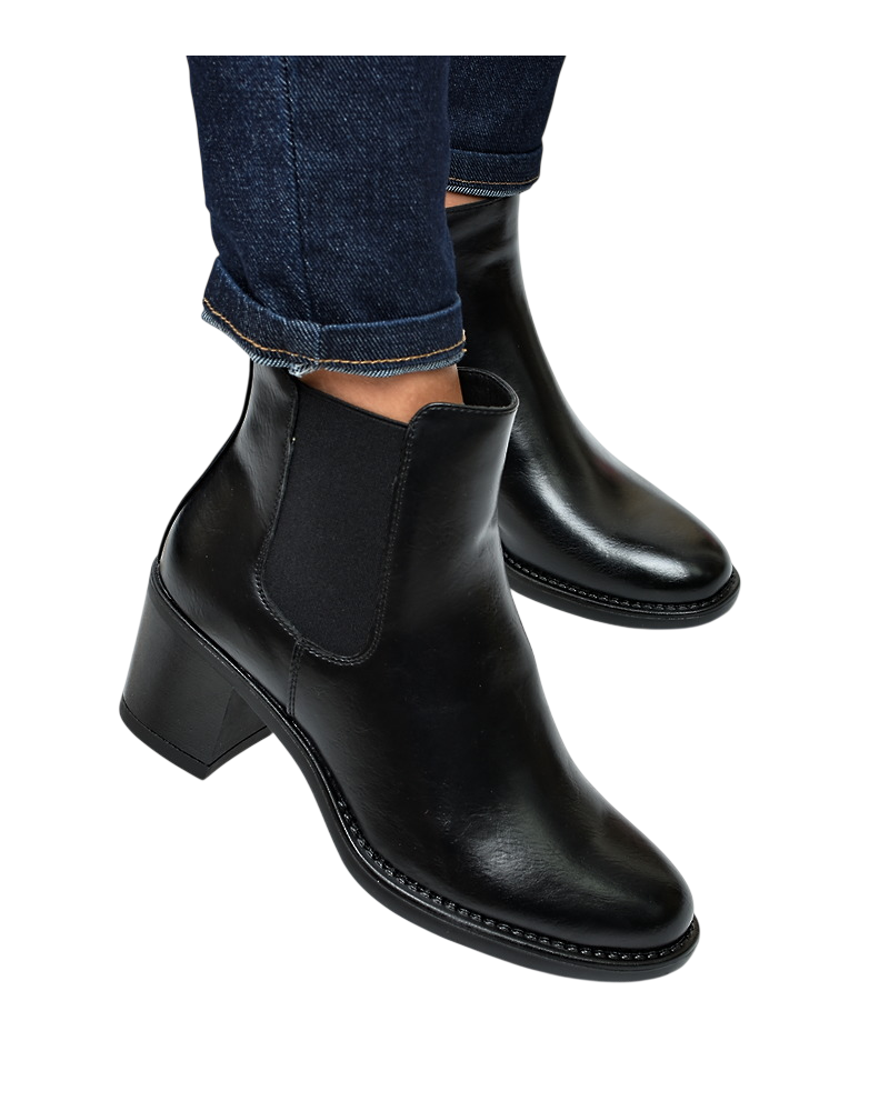 Botki damskie Vinceza 58651 Czarne
