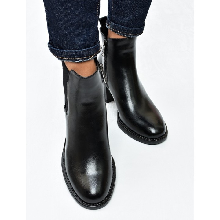 Botki damskie Vinceza 58651 Czarne