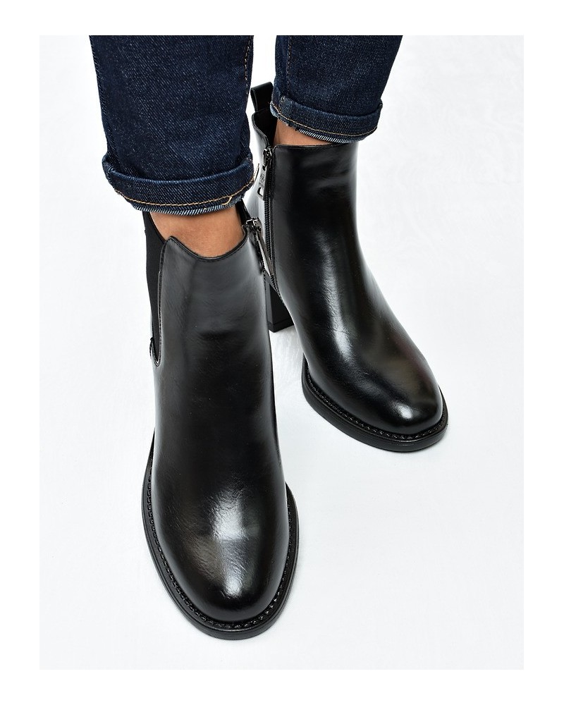 Botki damskie Vinceza 58651 Czarne