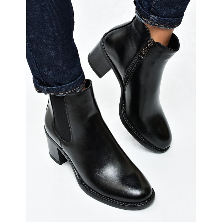 Botki damskie Vinceza 58651 Czarne