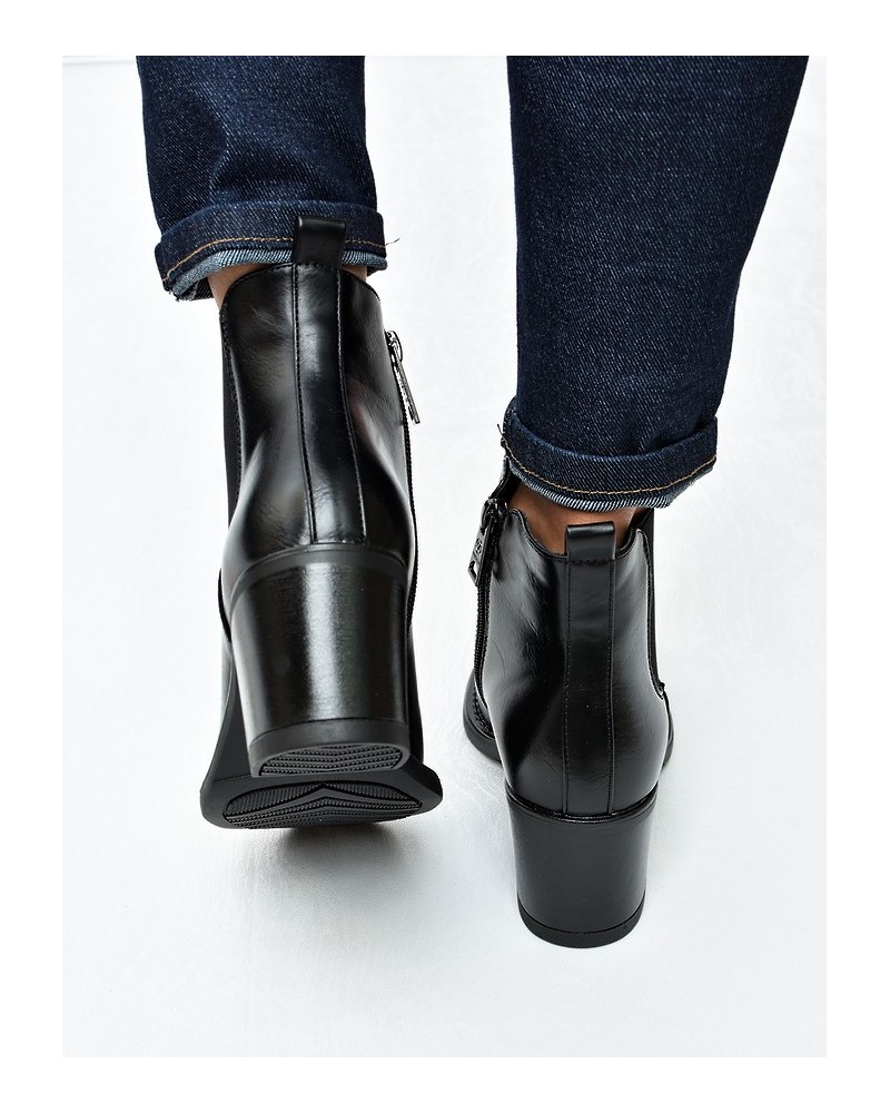 Botki damskie Vinceza 58651 Czarne