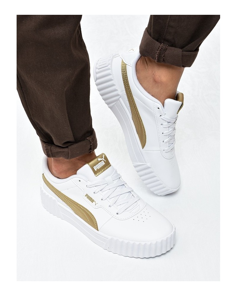 Obuwie młodzieżowe Puma 408255-01 Białe