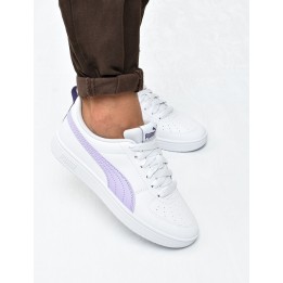 Obuwie młodzieżowe Puma 384311-48 Biały-Lawenda