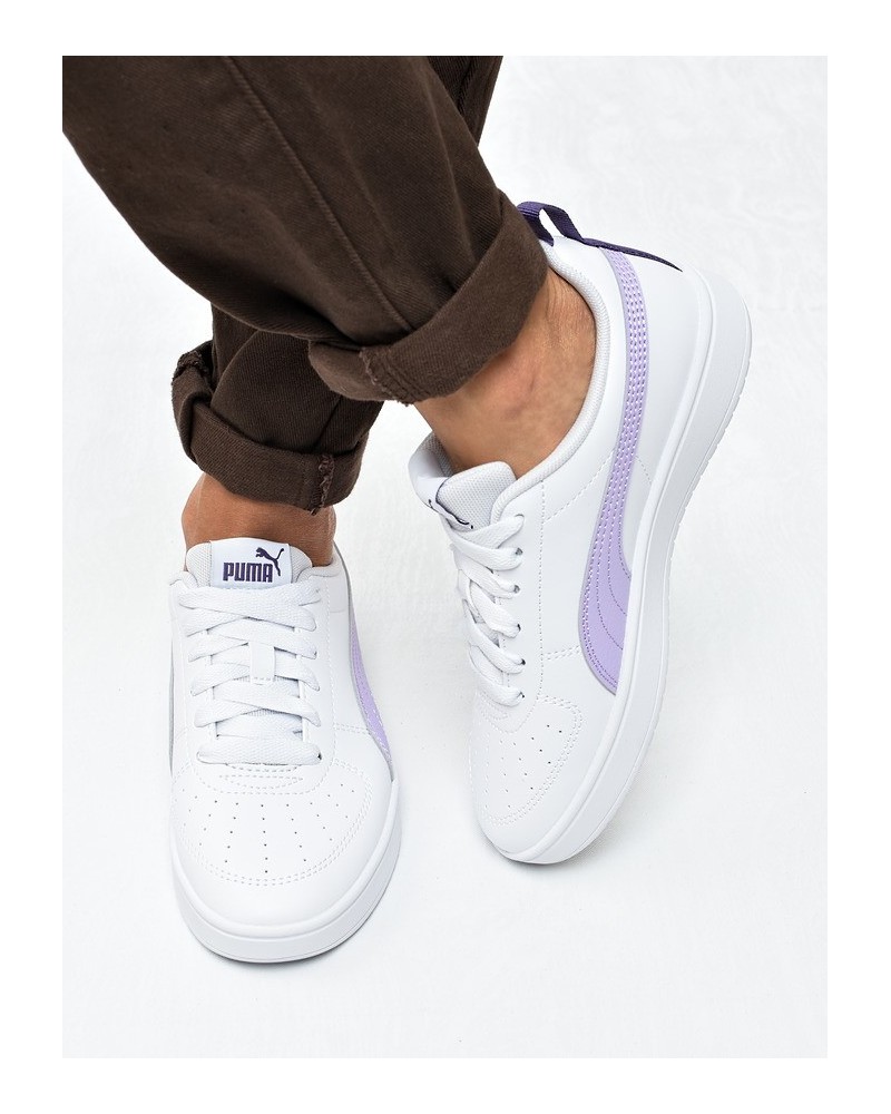 Obuwie młodzieżowe Puma 384311-48 Biały-Lawenda