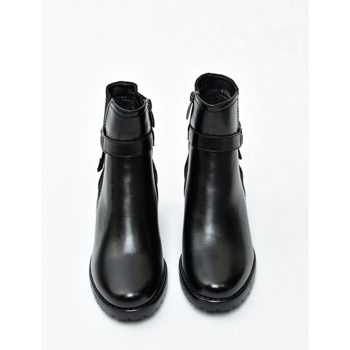 Botki damskie Potocki 12873 Czarne