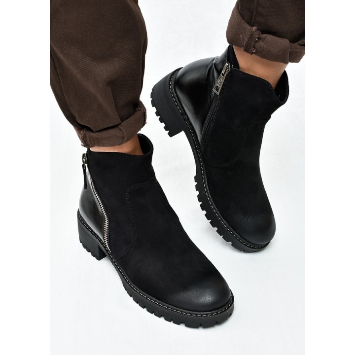 Botki damskie Vinceza 58673 Czarne