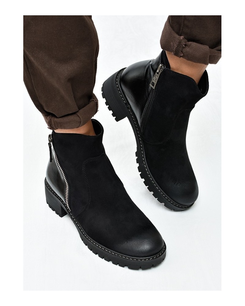 Botki damskie Vinceza 58673 Czarne