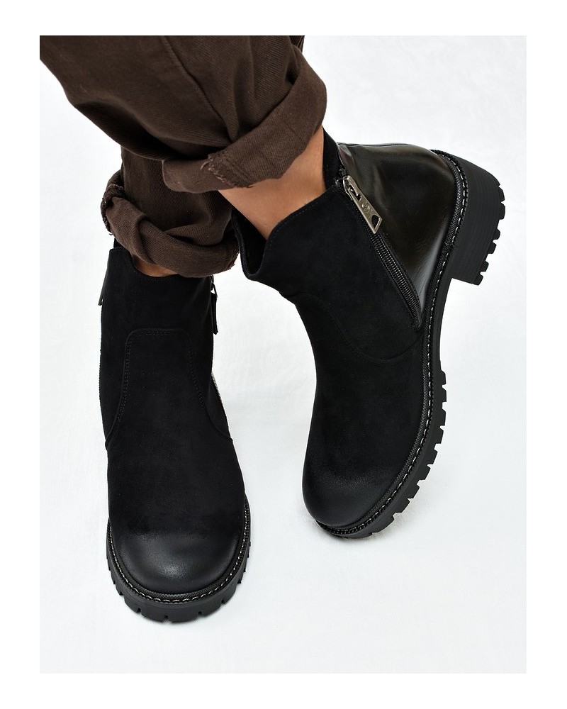 Botki damskie Vinceza 58673 Czarne