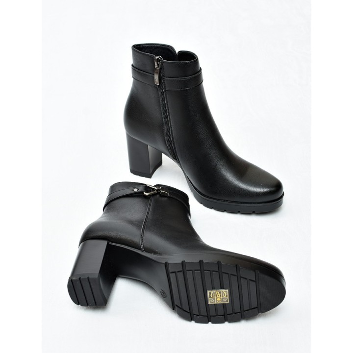 Botki damskie Potocki 12683 Czarne