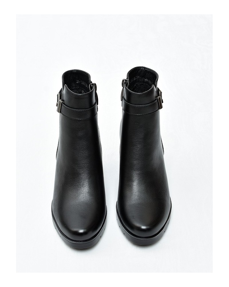 Botki damskie Potocki 12683 Czarne