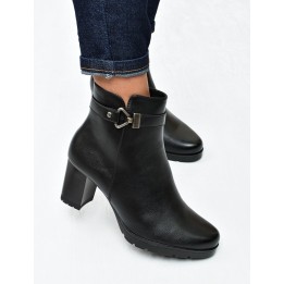 Botki damskie Potocki 12683 Czarne