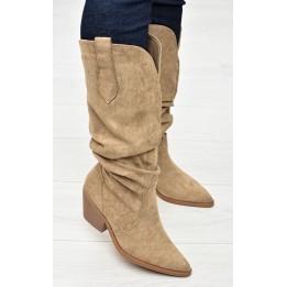Kozaki damskie Seastar DA193 Khaki