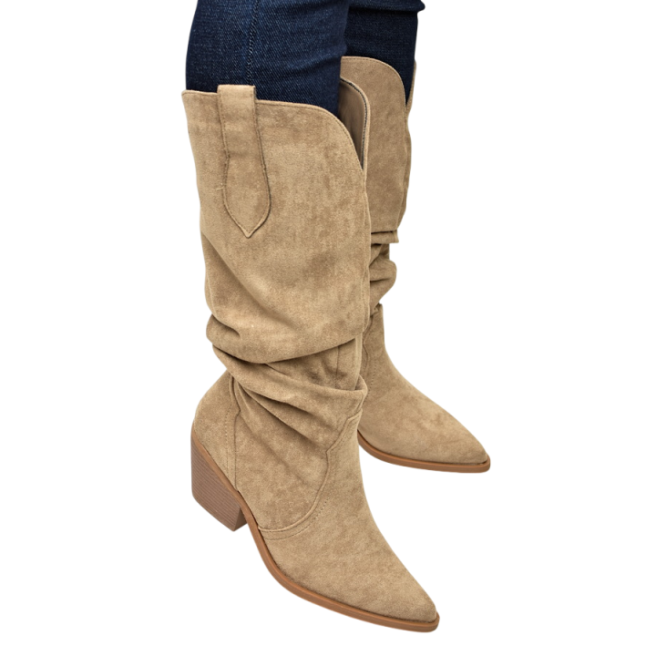 Kozaki damskie Seastar DA193 Khaki