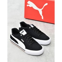Obuwie młodzieżowe Puma 396353-03 Czarno-Białe