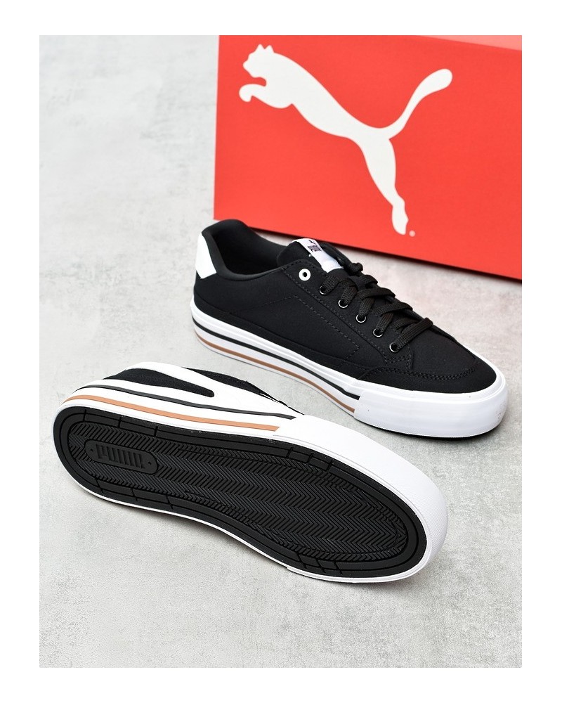 Obuwie młodzieżowe Puma 396353-03 Czarno-Białe