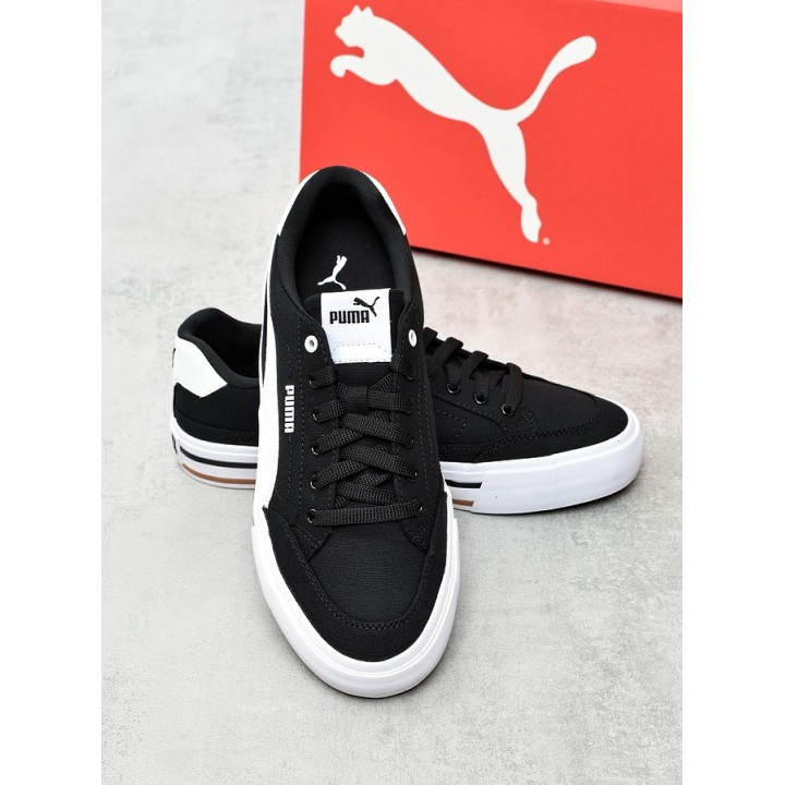Obuwie młodzieżowe Puma 396353-03 Czarno-Białe