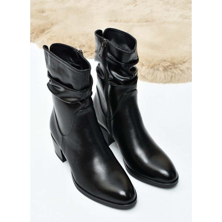 Botki damskie Vinceza 58682 Czarne
